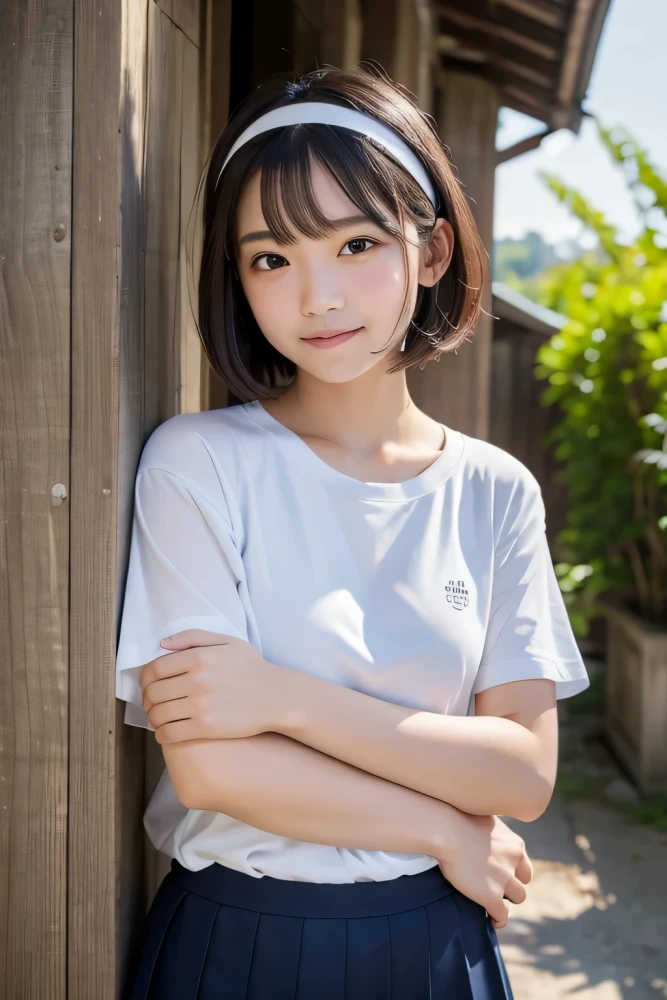 女子中学生アイドルの制服グラビア