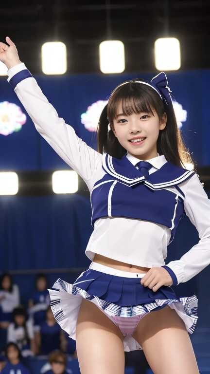 ライブパフォーマンス中のパンチラ