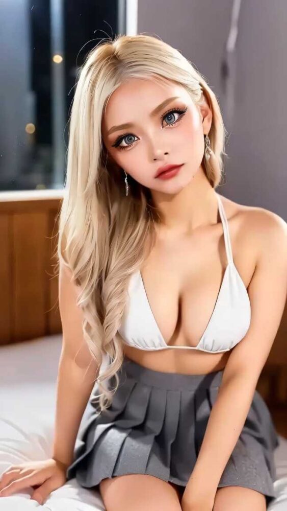 ギャルJKジュニアアイドルの制服ビキニグラビア