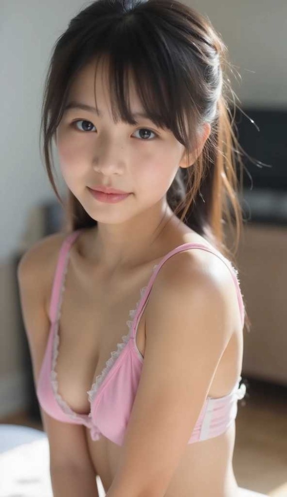 女子中学生ジュニアアイドルの下着グラビア